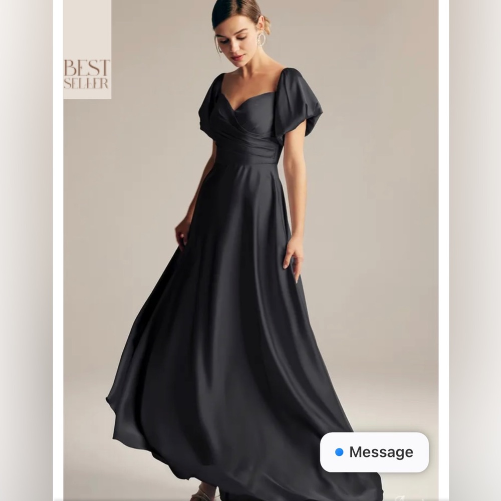 AW BRIDAL FORMAL AW DEY DRESS IN BLACK